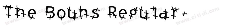 The Bouns Regular字体转换